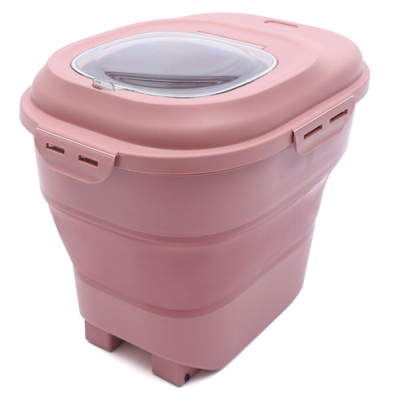 25KG Folding Rice Grain Cereal Dispenser Kitchen Dry Food Storage
